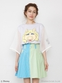 muppets collaboration : piggy mesh sleeves tee/WHITE