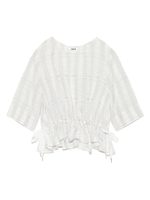 オリジナルチェックレーストップス/GRY