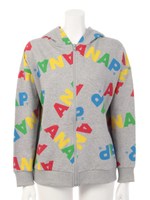 【ANAP】ANAPロゴカラフルBIGパーカー/GRY