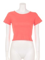 【ANAP】クロップドタイトTシャツ/ORG