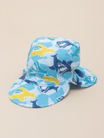 【OUTLET】キカシャークプリントスイミングキャップ/カーキ