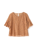 レースセットアップ ブラウス/ネイビー(120)