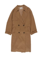 【Casual】テンセルルーズトレンチコート/キャメル