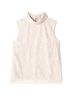 レースレイヤードカットソー/ホワイト(030)