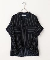 ストライプスキッパーブラウス