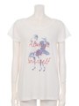 【ANAP】GIRLSプリントTシャツ/グレー(006)