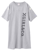 【X-girl×Champion】F/B TEE DRESS/ホワイト
