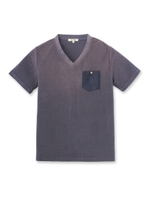 Hub&Spoke パイルポケットTシャツ/カーキ(027)