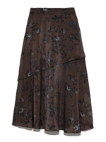 【emmi atelier】プリントティアードスカート/KKI