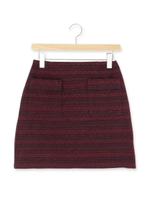 オルテガ台形スカート/レッド系(194)
