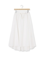 コットンフレアマキシスカート/ホワイト(001)