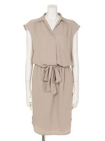 フレンチテロシャツワンピース/キャメル