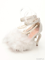 EV LoveFeatherヒール/ホワイト