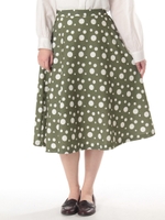 M フレアミディスカート/Red