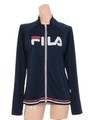 【FILA】ロゴスタンドネックラッシュガード/ホワイト