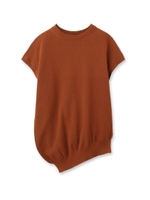 コットンエステルニットトップス/レンガ(069)