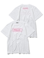 S/S TEE FRAME BAR LF/ホワイト
