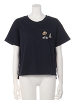 【F i.n.t】パリブローチ付きポケT/NAVY