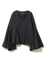 ウレタンコーティングカットフレアトップス/グレー