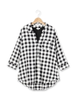 スキッパーセットシャツ/ブラック(219)