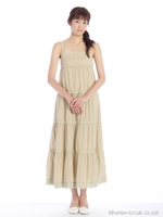 【OUTLET】ローン+レースOP/ベージュ