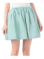 ギャザーミニスカート/ライトグリーン(021)