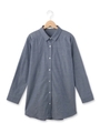 コットンベーシックシャツ/ネイビー(093)