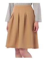 タックフレアスカート/ベージュ系(054)