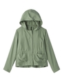 ビッグフードつきミリタリージャケット/オリーブグリーン(026)