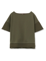 ピンタックボーダージャージ/ネイビー(093)