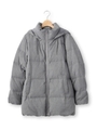 フード付ダウンジャケット/チャコールグレー(014)
