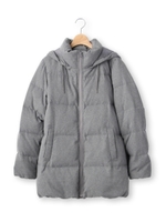 フード付ダウンジャケット/チャコールグレー(014)