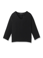 プリンプツイルブラウス/ブラック(019)