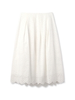 ボッティレーススカート/ホワイト(001)