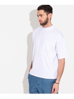 モックネックポンチカットソー/ホワイト(001)