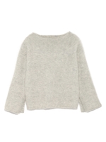 オフショルダーニット/WHT