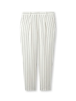 ストライプテーパードパンツ/オフホワイト(303)