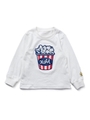 L/S TEE PATCHED POPCORN(4T〜7T)/ホワイト