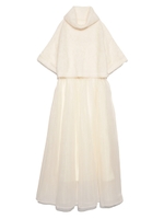 タートルニットドッキングワンピース/WHT