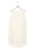 【emmi atelier】レイヤードノースリメッシュ/YEL