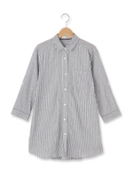 ベーシックロングシャツ/ホワイト系(002)