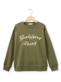 ◆裏シャギーフロッキーロゴトレーナー/オリーブグリーン(026)