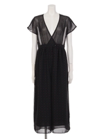 【mystic】月柄オールインワン/ブラック