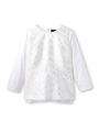 グラフィカルジャカードブラウス/ホワイト(402)