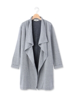 裏毛トッパールーズフィットカーディガン/ナチュラル(050)