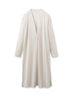 スリットロングカーディガン/カーキ(027)