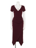 カシュクール×クロスワンピース/ブラック