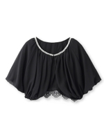 Dorry Doll バックシャンシフォンボレロ/ブラック(019)