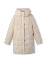 スタンドカラーダウンコート/ベージュ(052)