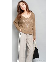 サイドラインパンツ/ベージュ